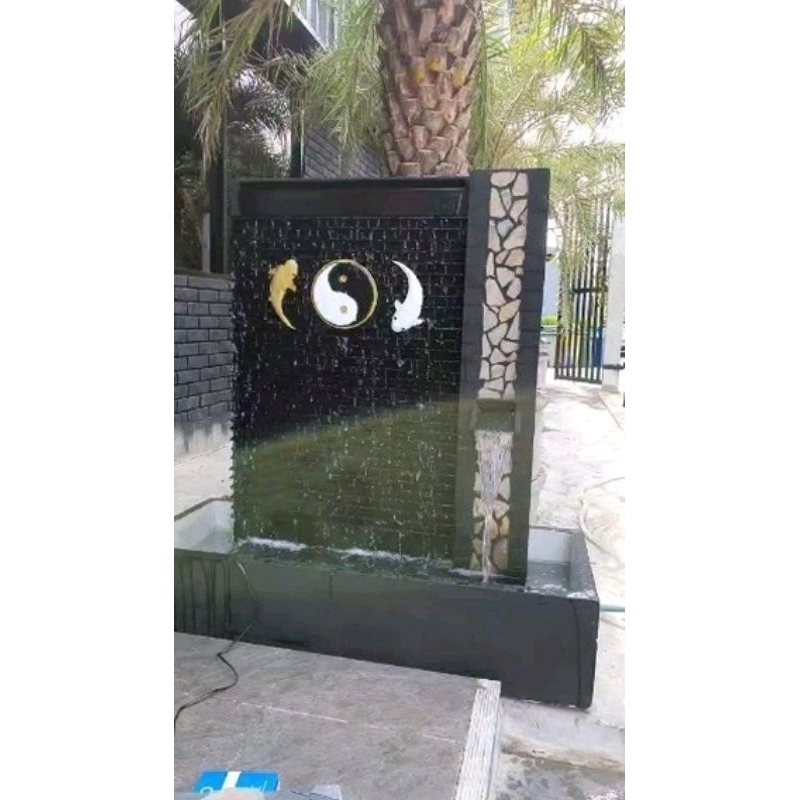 น้ำตก ม่านน้ำตกหินกาบ รุ่นหยินหยาง