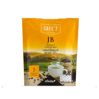 กาแฟ CAFE 7 LEGA BRAND JB INSTANT COFFEE MIX  คาเฟ่ 7 เลก้า 15กรัมX10ซอง EXP.06/10/24