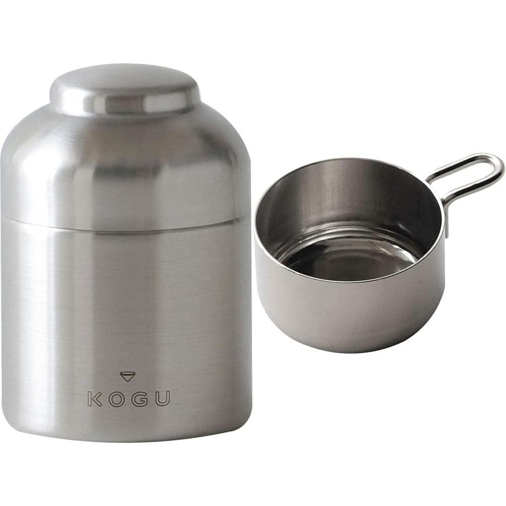 ขวดใส่กาแฟและช้อนสแตนเลส Kogu (ขวด+ช้อน)