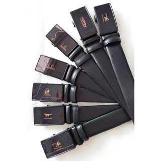 พร้อมส่ง เข็มขัดยาวพิเศษ เข็มขัดทำงานสำหรับคนอ้วน หัวล็อคอัตโนมัติ **คละลาย**  (สินค้าถ่ายจากงานจริง)