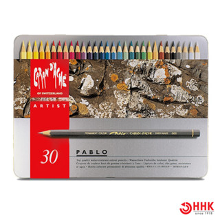 Caran d’arche(คารันดาช) Pablo สีไม้กันน้ำเกรดอาร์ทติส 30 สี กล่องโลหะ #666.330