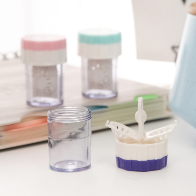 HomeDee ที่ล้างคอนแทคเลนส์แบบมือหมุน ที่ทำความสะอาดคอนแทคเลนส์ (คละสี)