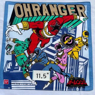 Ohranger ผ้าเช็ดหน้าการ์ตูนญี่ปุ่น