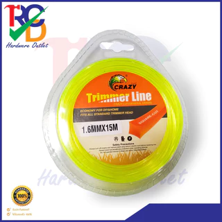 เอ็นตัดหญ้า ขนาด 1.6 มิล และ 2 มิล คละสี สำหรับเครื่องเล็มหญ้าไฟฟ้า