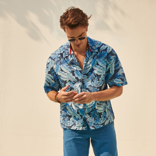 Khaki Bros - Oversize Hawaii Printed Shirt - เสื้อเชิ๊ตปกฮาวาย - KM20S003