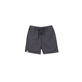 QueenCows Kids กางเกงขาสั้น Kane Short Jeans (Black)