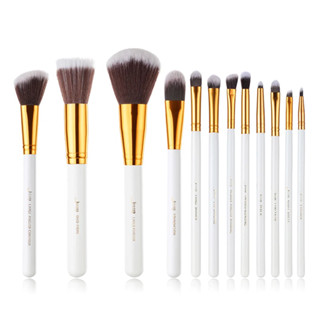 (ส่งฟรี) Set 12 ด้าม แปรงแต่งหน้า Jessup White Essential Makeup Brush Set 12 Pcs T096