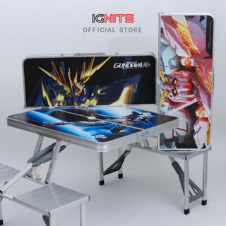 [พร้อมส่ง]"IGNITE"โต๊ะปิคนิคอลูมิเนียมกันดั้ม RX-78-2  โต๊ะปิคนิคอลูมิเนียม Gundam Unicorn ยูนิคอร์น ลิขสิทธิ์แท้ 100%