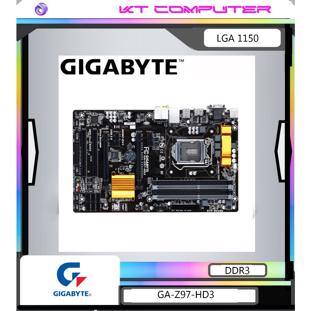1150/MAINBOARD/GIGABYTE GA-Z97-HD3/DDR3