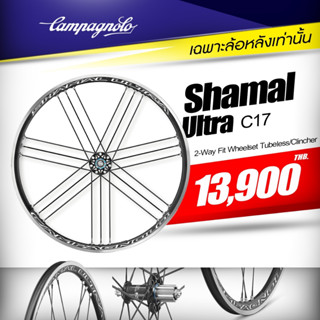 ล้อหลังเท่านั้นRear Wheel Only!! Campagnolo Shamal Ultra C17 2-Way ล้ออลูมิเนียม Rim Brake (ใส่ยางในหรือยางTubeless)