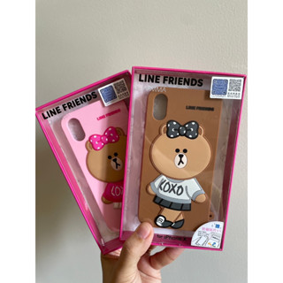 สินค้าลดราคา GARMMA Line Friends Silicone Back Cover Case for iPhone X/Xs เคสมือถือ ของแท้ 100%