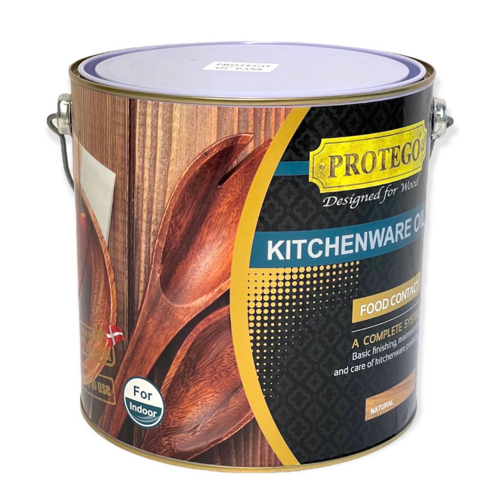 Protego Kitchenware oil ผลิตภัณฑ์สำหรับใช้ทาบนภาชนะไม้ สำหรับใส่อาหาร ขนาด 0.75 ลิตร