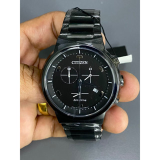 นาฬิกาข้อมือ Citizen Eco-Drive Chronograph Sapphire Mens Watch AT2405-87E