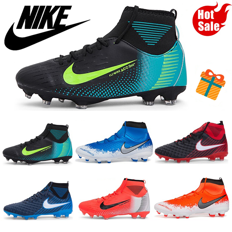 Nike สตั๊ดฟุตบอล รองเท้าฟุตบอล รองเท้าฟุตซอลa ตัวท็อป ใหม่ล่าสุด Soccer shoes