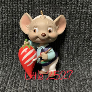 1998 Hallmark Keepsake Christmas Ornament - Mouse Chili Pepper - Feliz Navidad (สูง 2.5นิ้ว)