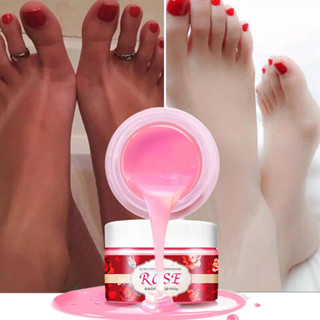 Whitening Hand Foot Mask  ทำให้ผิวมือเนียนนุ่มน่าสัมผัส กุหลาบ บำรุงผิว  หน้ากระจ่างใสชุ่มชื้น  ผิวเรียบเนียน 100g