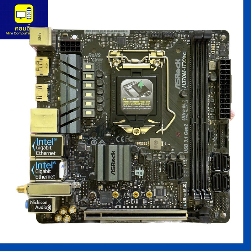 ASROCK H370M-ITX/AC ( H370I ) ( H370ITX )