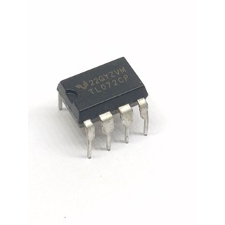 ไอซี TL072CP Low noise JFET dual operational Amplifier จำนวน 1ชิ้น