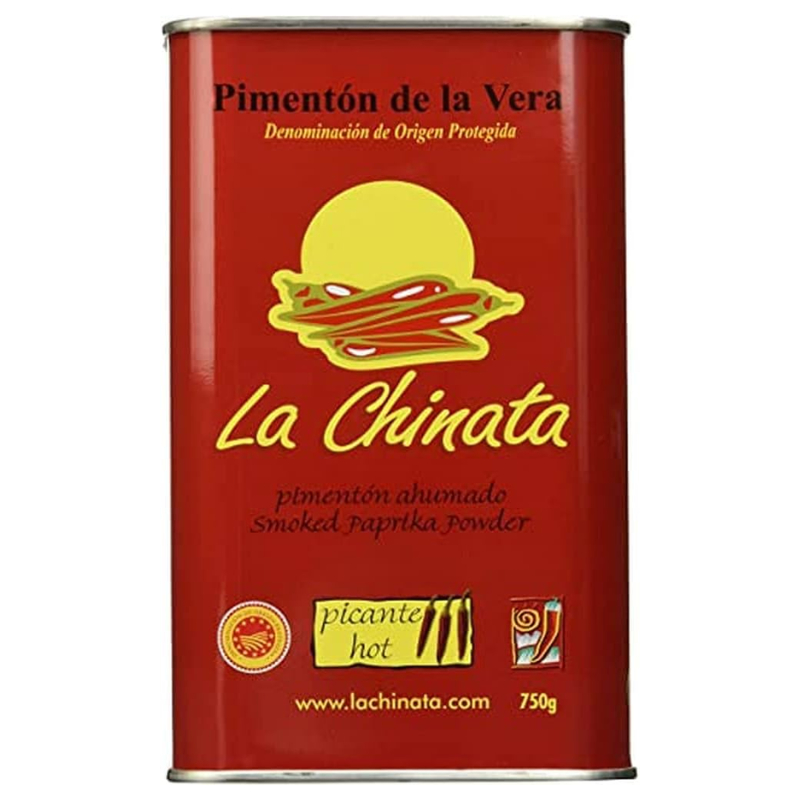 ลาชินาตา พริกป่น ผงปาปริก้า รมควัน 750 กรัม - Smoked Hot Paprika powder 750g La Chinata brand