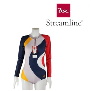 ชุดว่ายน้ำผู้หญิง  BSC streamline ลดเยอะมาก(ชุดติดกัน)มีซับในมีฟองน้ำกันUV