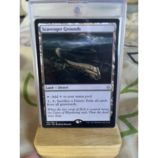 การ์ด MTG Scavenger Grounds Land Magic the Gathering EDH รุ่น HOU สภาพ Nm