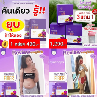 🔥 ส่งฟรี🔥สูตรใหม่ เวฬาดีไฟเบอร์ WAYLADEE Fiber ไฟเบอร์ ดีท๊อกซ์ กระตุ้นการขับถ่าย ลดพุง ลดน้ำหนัก เผาผลาญไขมัน