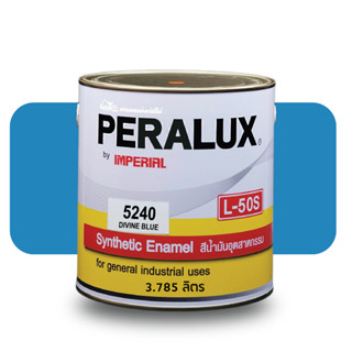 Peralux L50S Synthetic Resin Enamel No.5240  สีน้ำมันพีราลักส์ สีฟ้า เบอร์ 5240 L-50S ขนาด 3.785 ลิตร