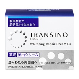 Transino Medicated Whitening Repair Cream EX ขนาด 35 กรัม ครีมบำรุงผิวหน้าเนื้อเจล ช่วยยับยั้งจุดด่างดำบนใบหน้า