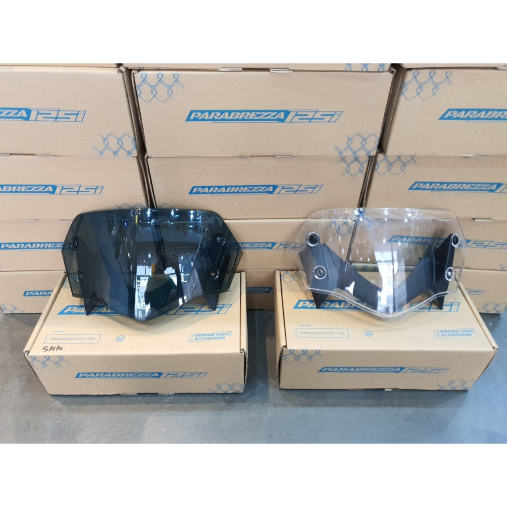 ชิวหน้า LEAD 125 2V/4V PARABREZZA สีใส / สีสโมค LEAD125 ** รถปี 2025 ใส่ไม่ได้ **