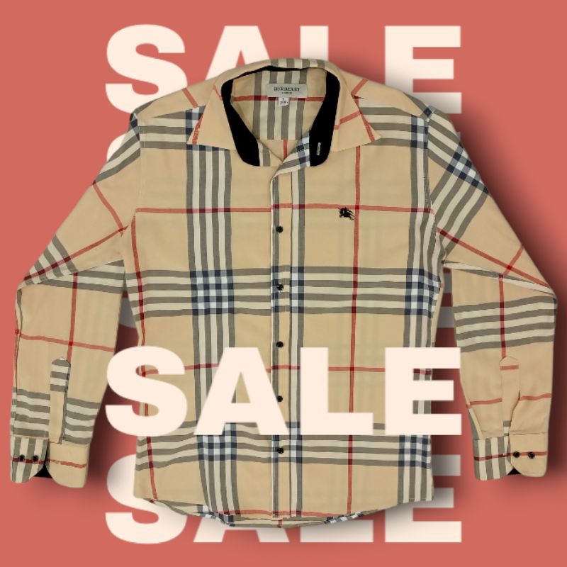 เสื้อมือสอง shirt ยี่ห้อ BURBERRY