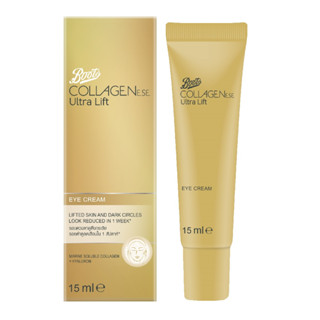 Boots Collagenese Ultra Lift Eye Cream 15Ml บู๊ทส์ คอลลาจีนีส อัลตร้า ลิฟท์ อาย ครีม 15มล.