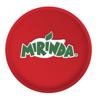 [สินค้าของแถมห้ามจำหน่าย] ที่รองแก้ว Mirinda แดง