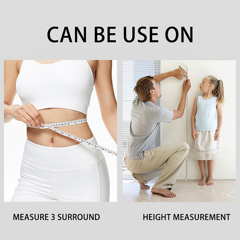 สายวัด เทปวัดเอว แบบพกพา 150 ซม. สายวัดตัวเอว ใช้สำหรับวัดส่วนต่างๆของร่างกาย - รูปที่ 4