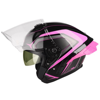 หมวกกันน็อค LAZER รุ่น Tango-SR HEXA Black-Pink