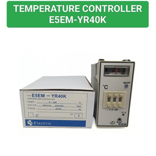 TYPE:E5EM/E5EN-YR40K TEMPERATURE CONTROLLER เครื่องควบคุมอุณหภูมิ ขนาด 48X96MM.  K  0-399°C 100/110 200/220 VAC