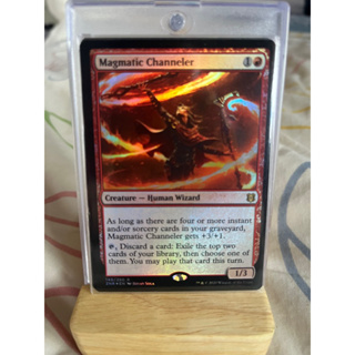 การ์ด MTG Magmatic Channeler Foil Red Magic the Gathering EDH รุ่น ZNR สภาพ Nm