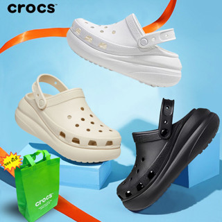 รองเท้าแตะ CROCS Classic Crush Clog รองเท้าชายหาด รองเท้าหัวโต รองเท้า ของแท้ 100% พร้อมส่ง