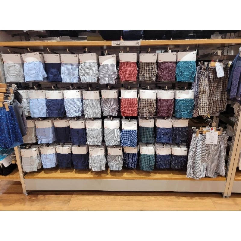 รับหิ้วของแท้ Uniqlo กางเกงชั้นในผู้ชาย แบบบ็อกเซอร์ Boxer Trunks มีลายอัพเดทเรื่อยๆจ้า