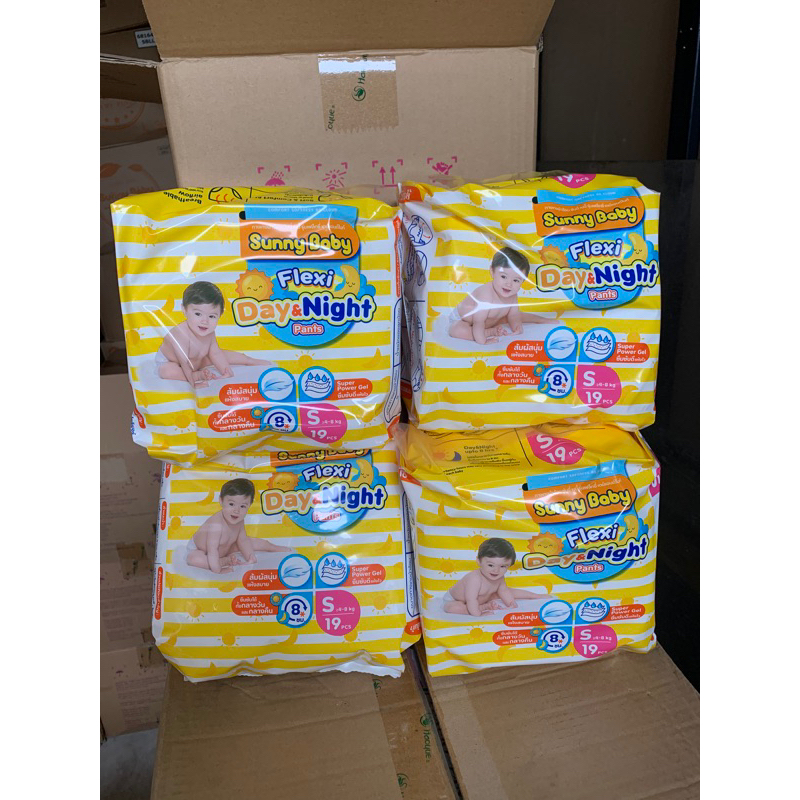 Sunny baby flexi แพคเล็กยกลัง 152 ชิ้น