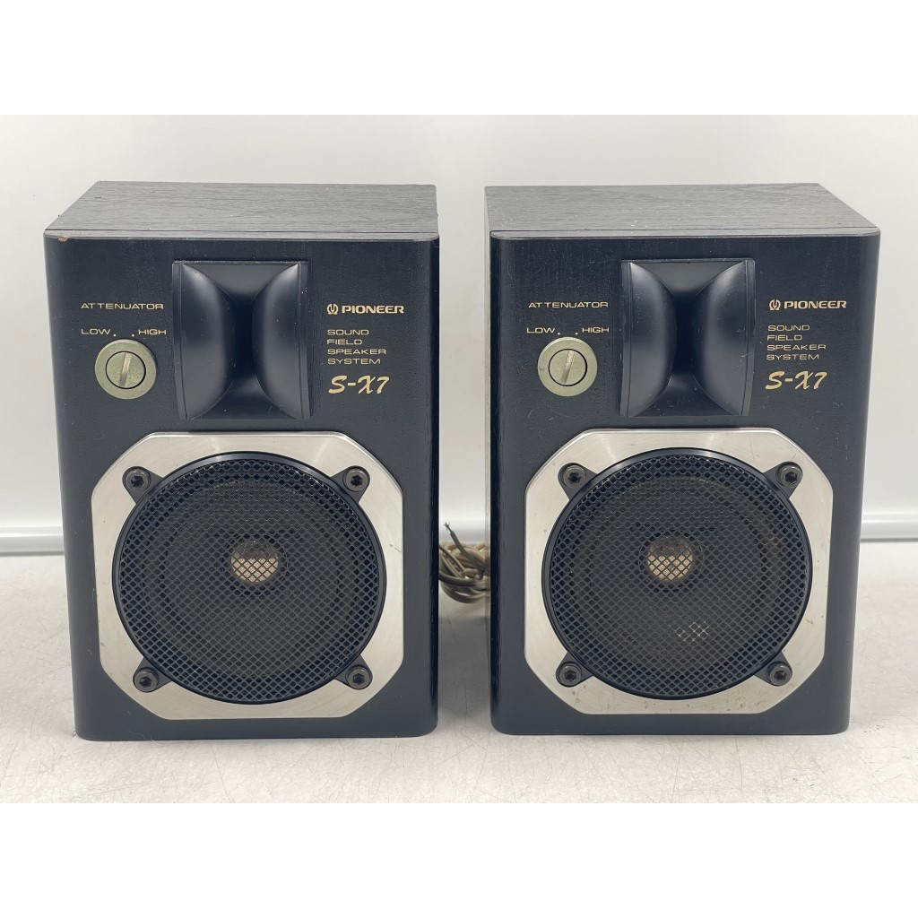 AD98 ลำโพง 1 คู่ มือสองญี่ปุ่น (289-290) PIONEER S-X7 30W 16 โอห์ม Woofer 3 นิ้ว Size ตู้ 13.5x11.5x