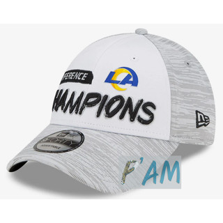 หมวกใหม่ แท้  New Era NFL LA Rams NFL Conference Champs 2022 Grey 9FORTY Cap