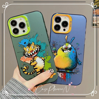 🔥สไตล์ใหม่🔥เคสไอโฟน iphone 11 14 Pro Max บุคลิกภาพ เสือ กระต่ายอ้วน ปกป้องเต็มที่ เคส iphone 12 13 Pro Case for iPhone