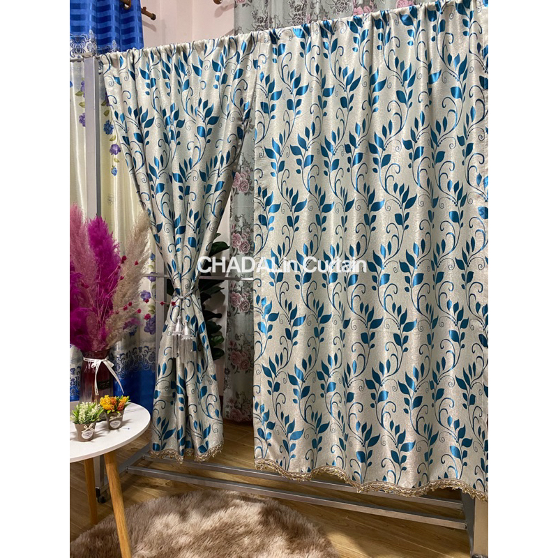 แนะนำ ผ้าม่าน ผ้าม่านหน้าต่างแบบสอดลวด ผ้าพิมพ์มีลายทั้ง 2 ด้าน เนื้อหนา (สูง150ซม.) ราคา/ผืน ราคาพิเศษ มีเก็บเงินปลายทาง