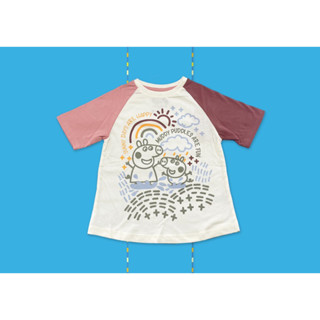 ✅ [5-6Y] Peppa Pig T-Shirt เสื้อแขนสั้น เปปป้า พิก