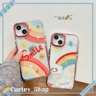 🔥สไตล์ใหม่🔥เคสไอโฟน iphone 11 14 Pro Max ins น่ารัก รุ้ง รูปหัวใจ ป้องกันการตก เคส iphone 12 13 Pro Case for iPhone