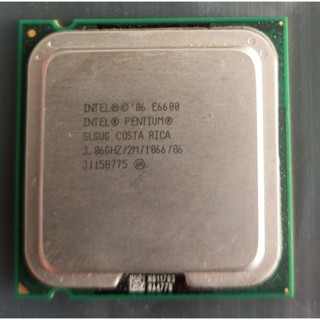 Intel Pentium Dual Core E6600 3.06GHz 2Cores 2Threads Socket 775