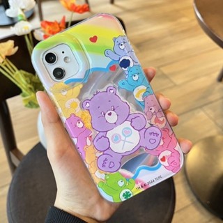 เคสไอโฟนพร้อมส่งลายน้องหมีพร้อมกริ้บต้อก