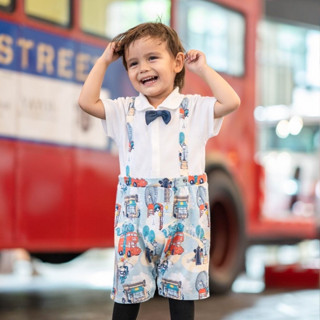 LONDON CELEBRATION 08: Braces &amp; Bow Tie Romper