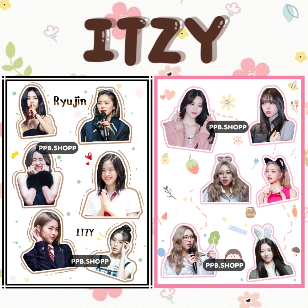 Itzy V.2 - V.3 สติ๊กเกอร์ไม่ไดคัท อ่านก่อนสั่งนะคะ