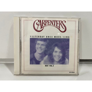 1 CD MUSIC ซีดีเพลงสากล  CARPENTERS BEST VOL.2 YESTERDAY ONCE MORE/SING    (A16A42)